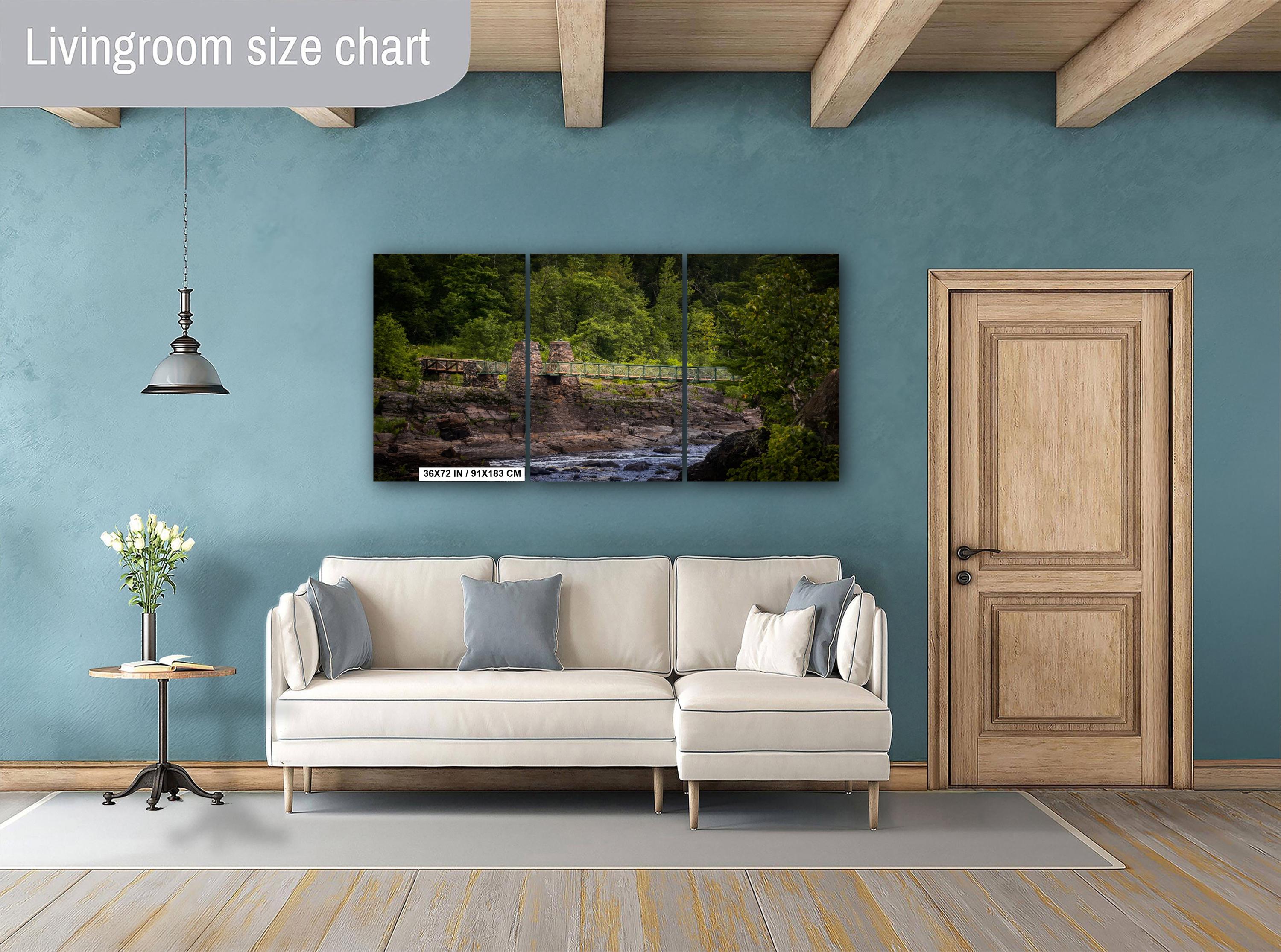 Swinging Bridge Jay Cooke State Park Minnesota Photo Print, Stone Pillar River Gorge Nature Wall Art Decor, Saint Louis River Travel Gift