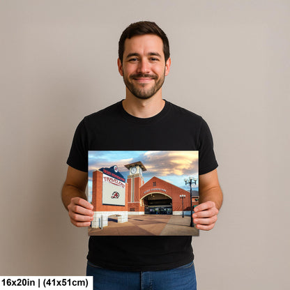 Dickey-Stephens Baseball Park Travelers Entrance, North Little Rock Arkansas, Photography Wall Art