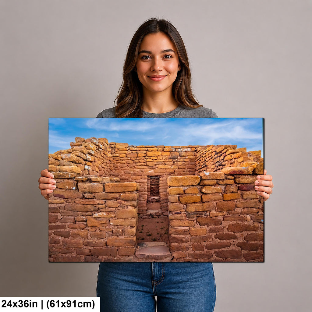 Ancient Pueblo Ruins at Mesa Verde National Park Colorado Photography Print, Southwest Wall Art, Ancestral Home Decor