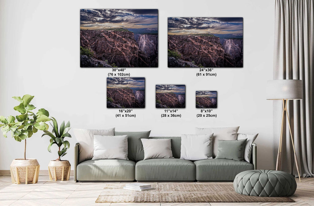 Black Canyon of the Gunnison Print: Colorado National Park Landscape Wall Art