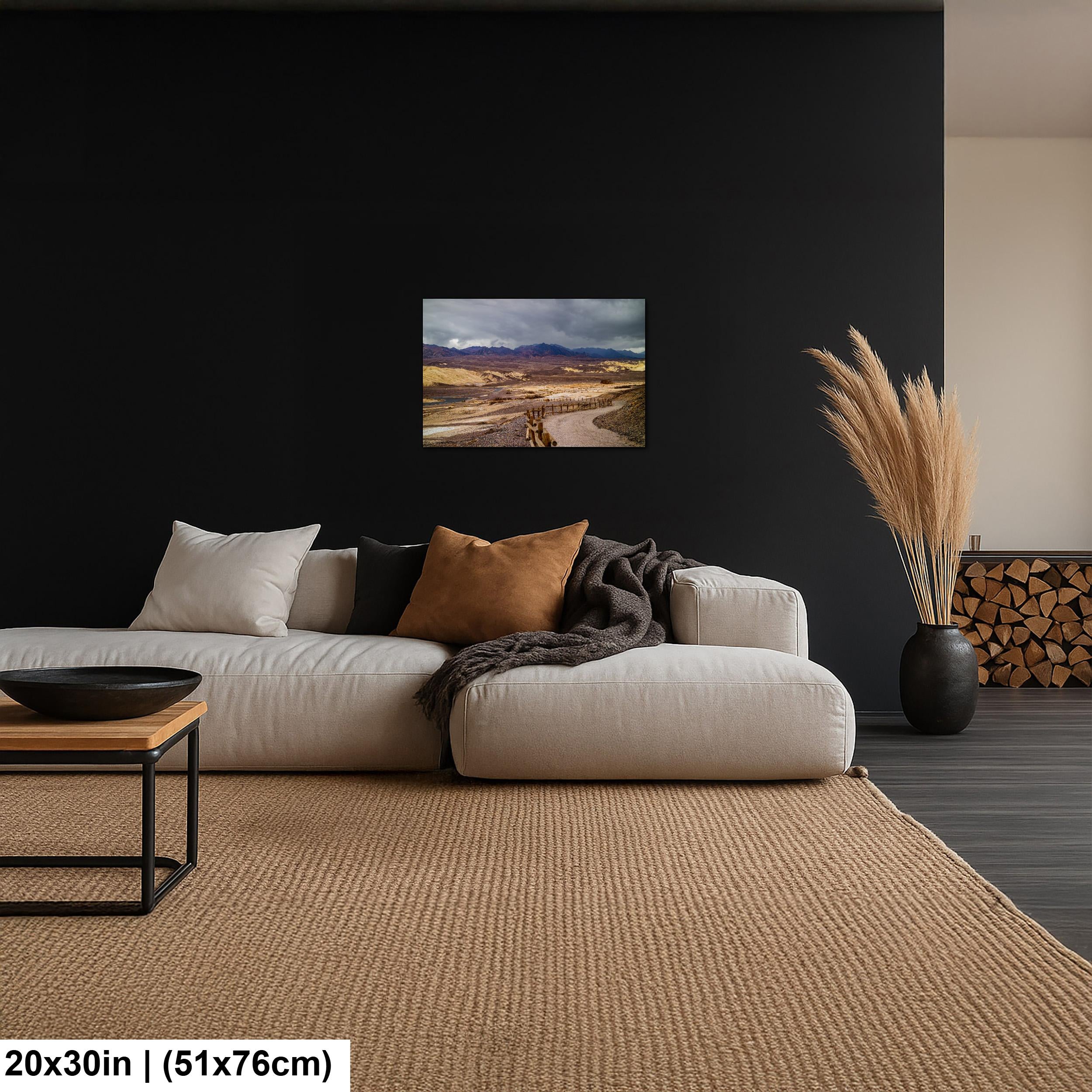 Storm Clouds over Death Valley National Park California Photography Print, Desert Landscape Wall Art