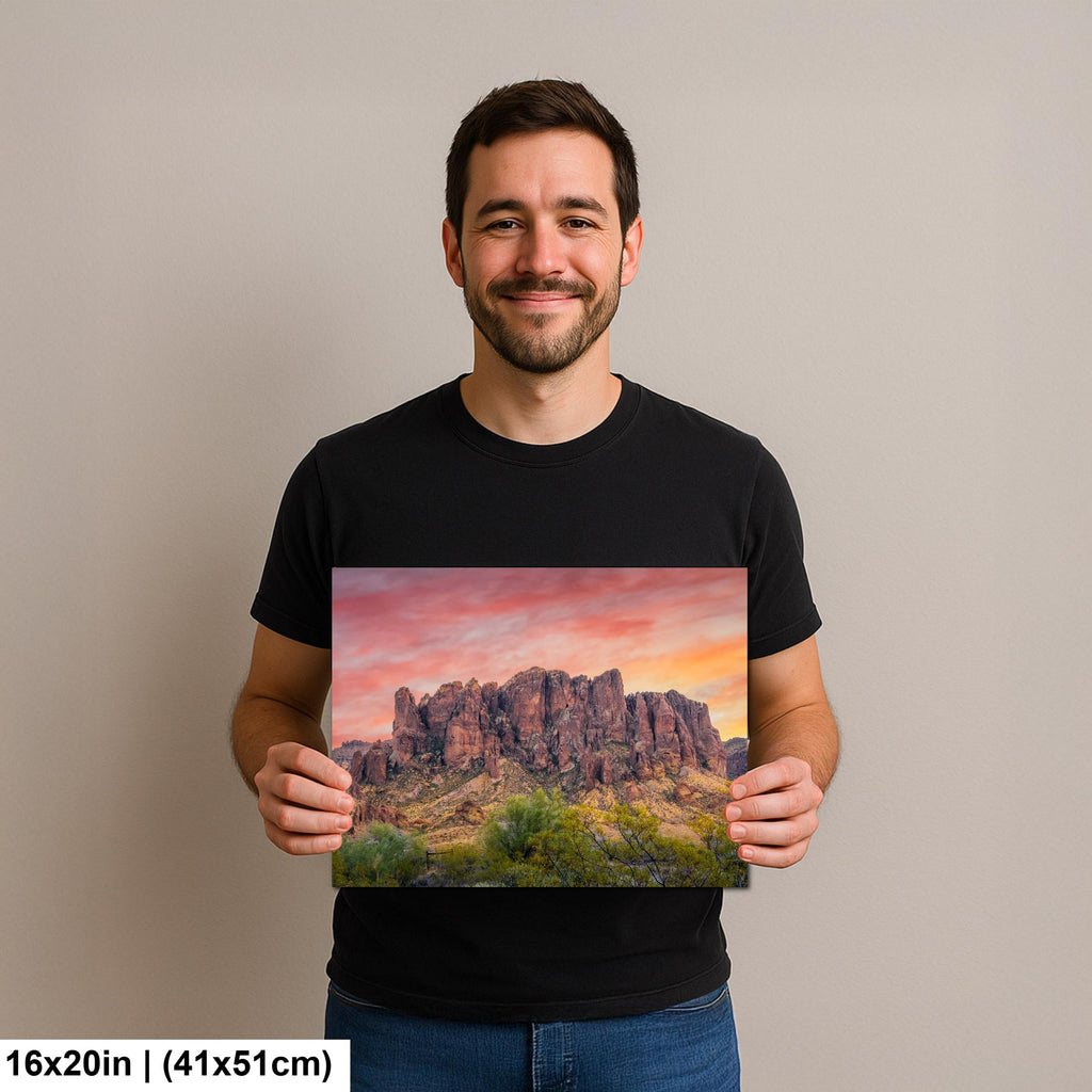 Superstition Mountains Sunrise Lost Dutchman State Park Apache Junction Arizona Wall Art