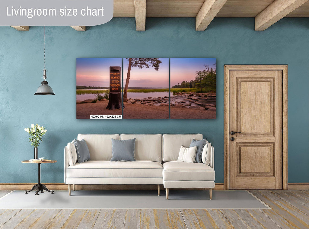 Lake Itasca Sunset: Mississippi Headwaters Nature Photography Wall Art