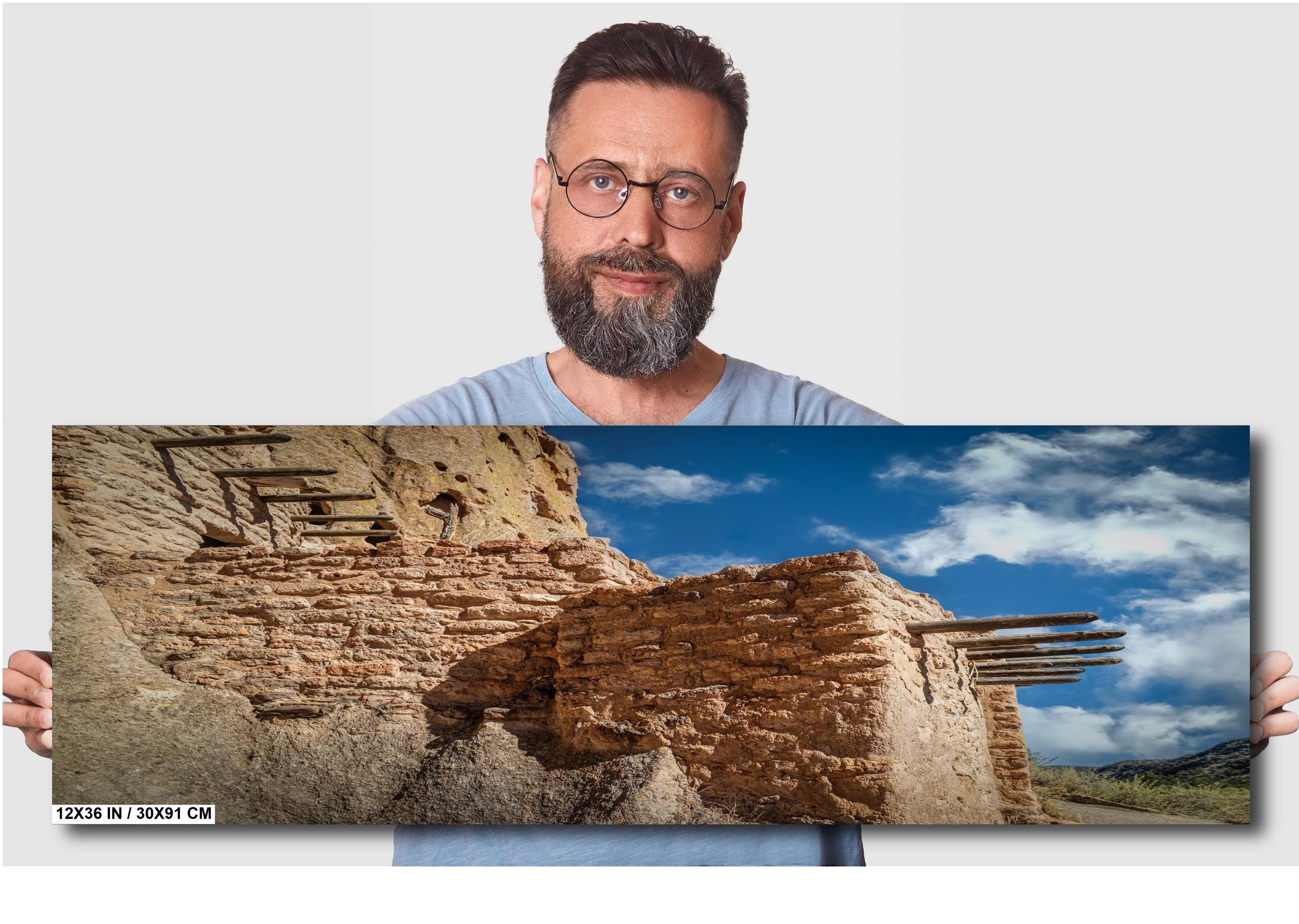 Bandelier National Monument Print: Pueblo Cliff Dwelling Wall Art