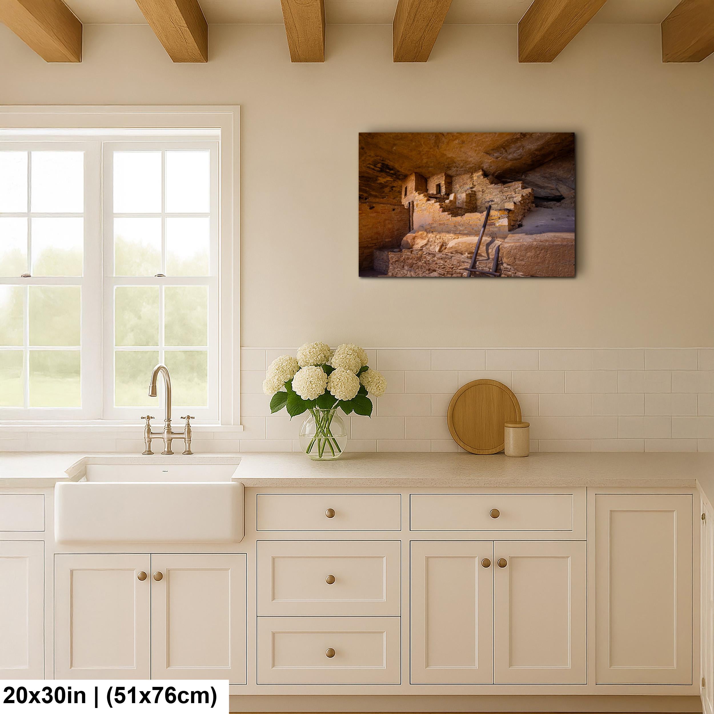 Ancient Cliff Dwelling at Mesa Verde National Park, Cortez Colorado Photography Print
