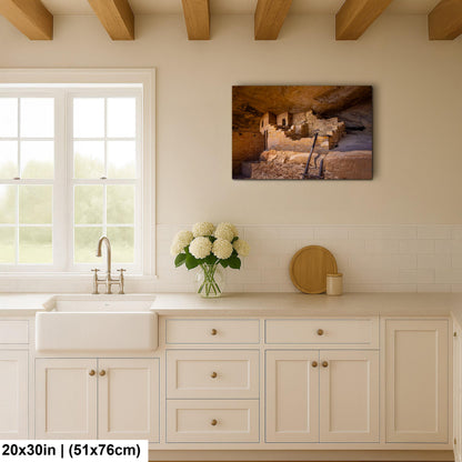 Ancient Cliff Dwelling at Mesa Verde National Park, Cortez Colorado Photography Print