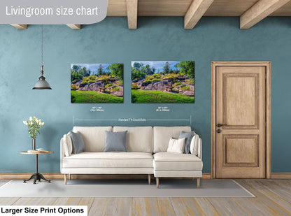 Voyageurs National Park Ellsworth Rock Gardens Stone Marker Photography Print