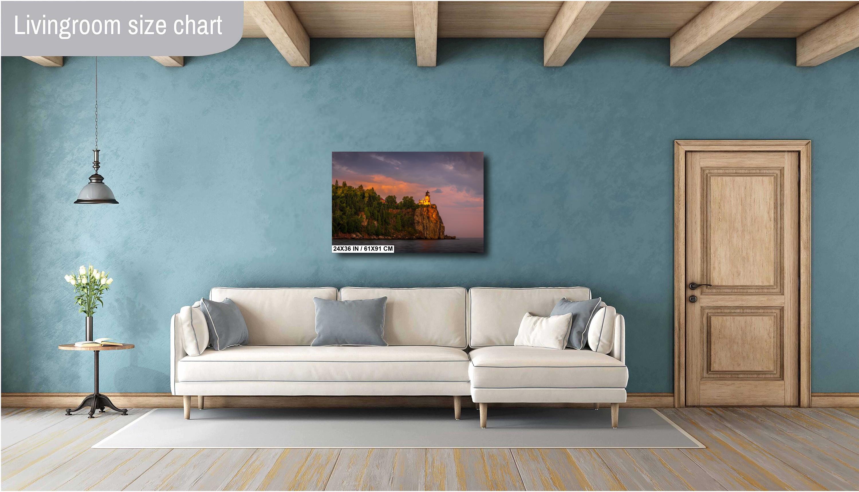Split Rock Lighthouse Print - Minnesota North Shore Coastal Landscape Wall Art