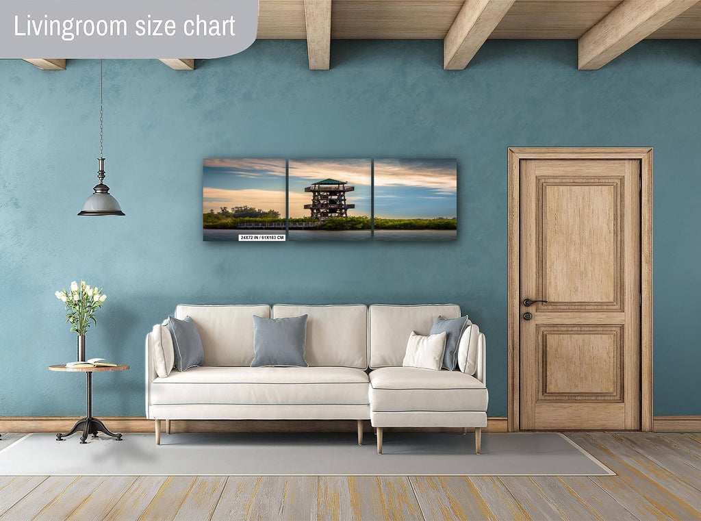 Bradenton’s Robinson Preserve Tower: Bradenton Florida Wood Tower Print Wall Art Photography Aluminum/Acrylic/Metal/Canvas
