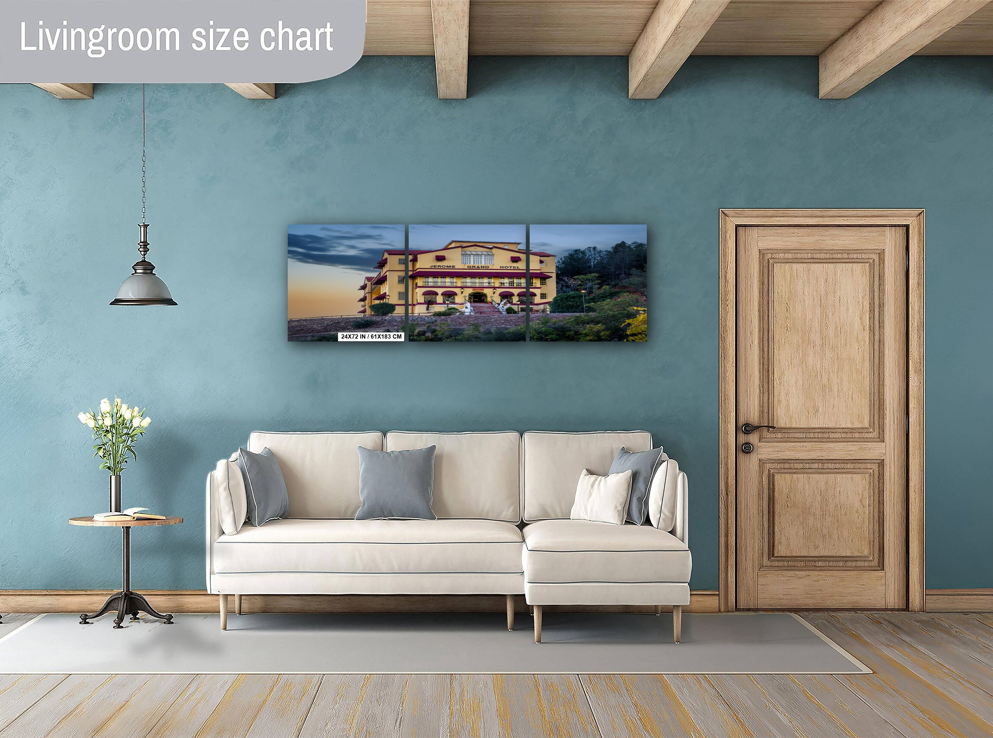 Jerome Grand Hotel Haunted Arizona Landmark Photography Wall Art