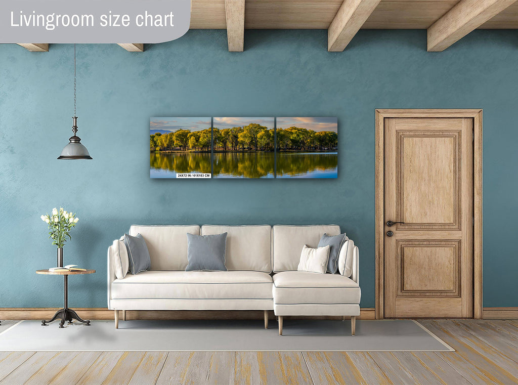 Lake Reflection: Cottonwood Arizona Nature Photography Wall Art