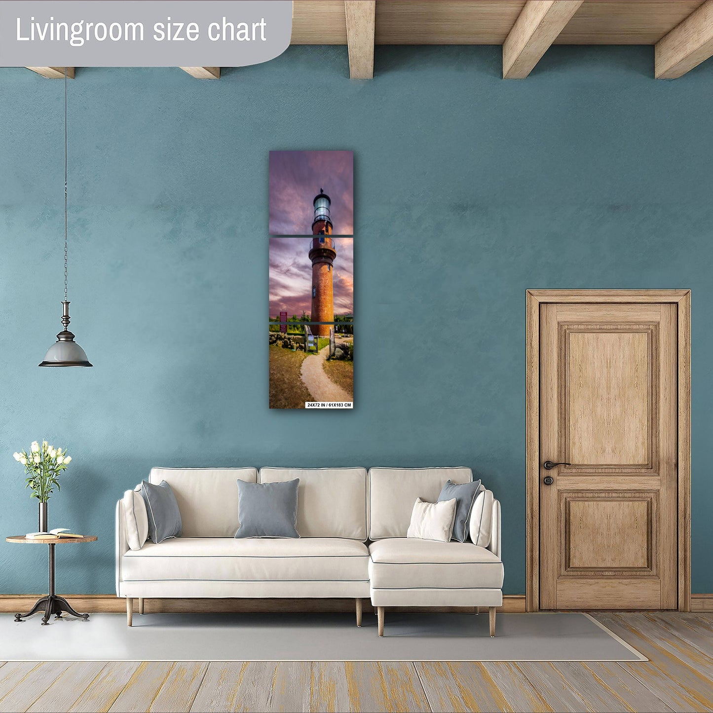 Gay Head Light Wall Art - Historic Aquinnah Lighthouse Canvas Print | Maritime Decor