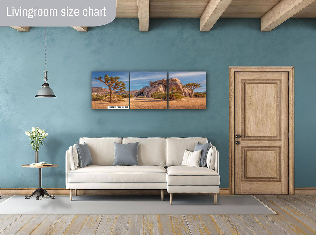Joshua Tree Rock Formation Print: California Landscape Wall Art