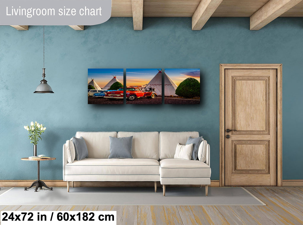 Route 66 Nostalgia: Wigwam Motel Wall Art Holbrook, Arizona Photography