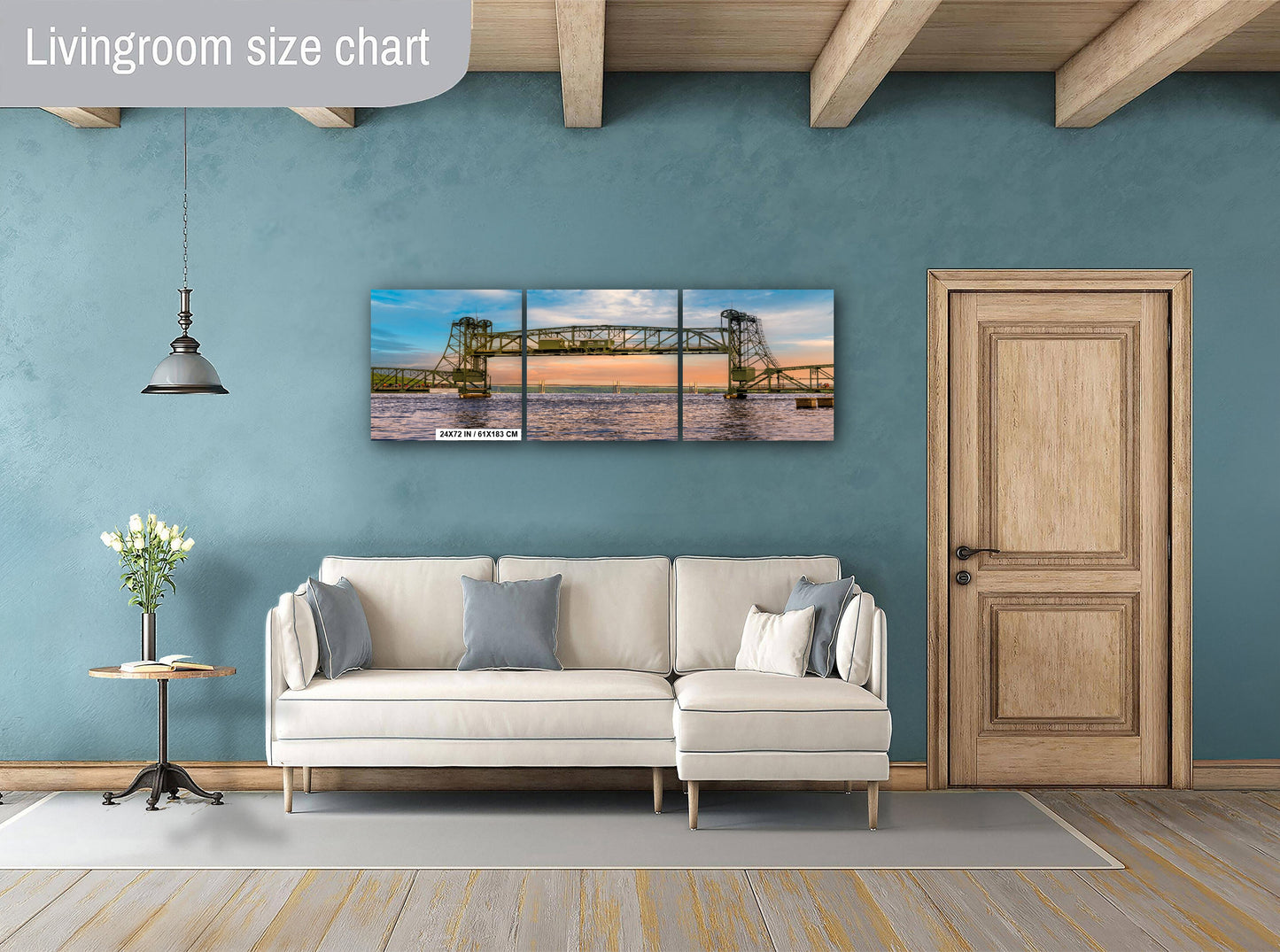 Stillwater Lift Bridge: St. Croix River Minnesota Landscape Photography Wall Art