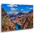 Hoover Dam Bridge Overlook, Nevada Arizona Border, Modern Engineering Photography Wall Art
