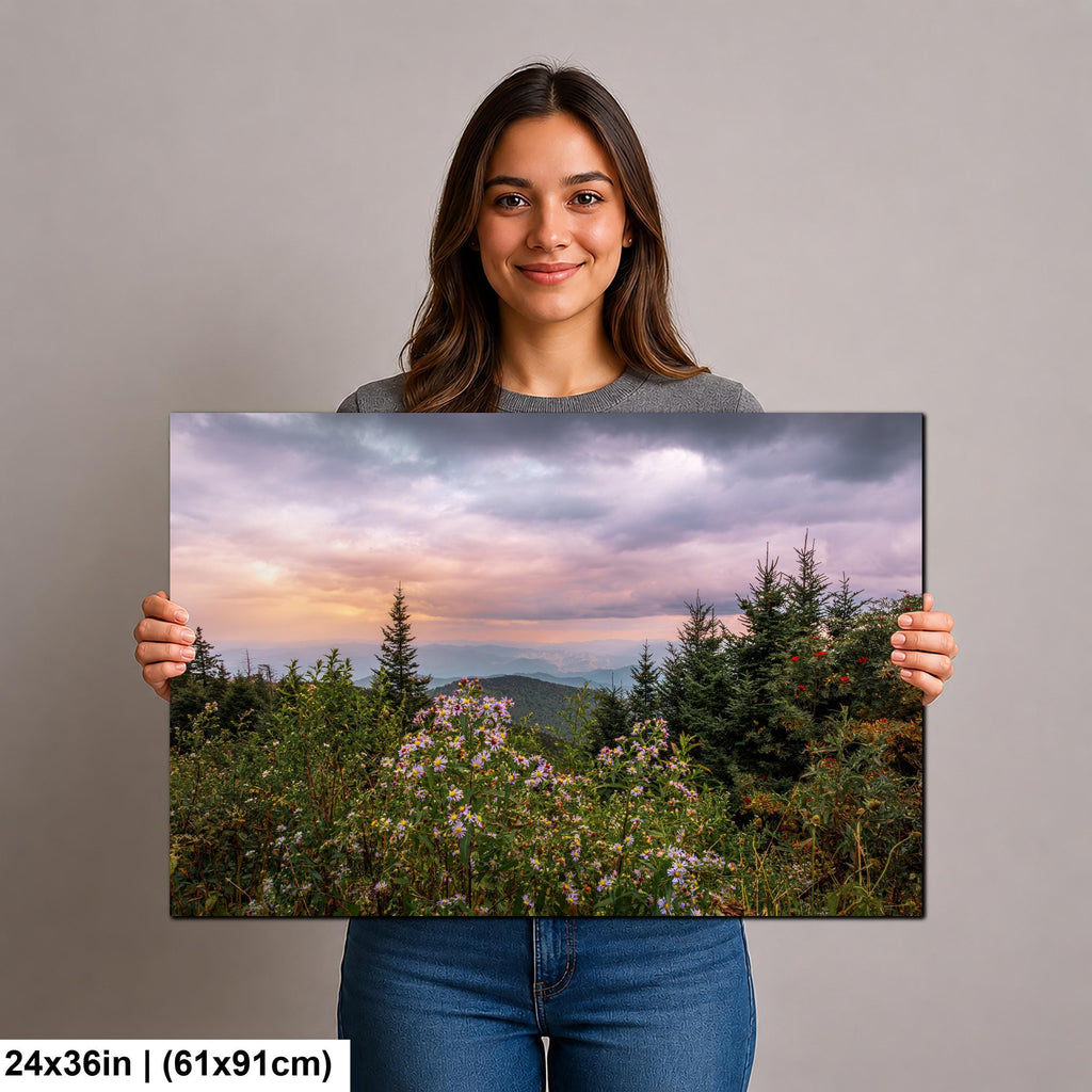 Mountain Wildflowers: Great Smoky Mountains Tennessee Photography Wall Art