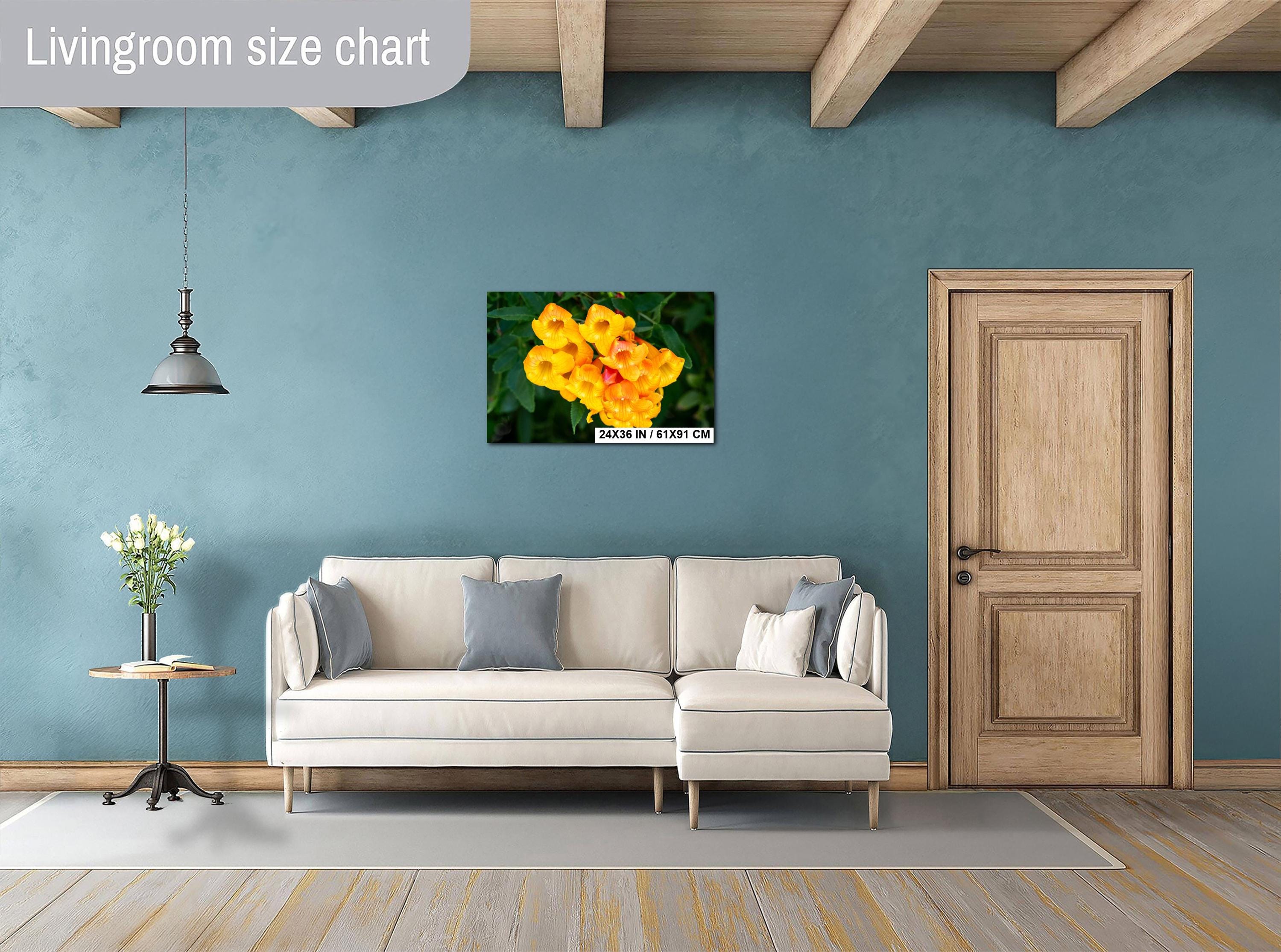 Yellow Bells Flower Print: Tucson Botanical Photography, Arizona Nature Art