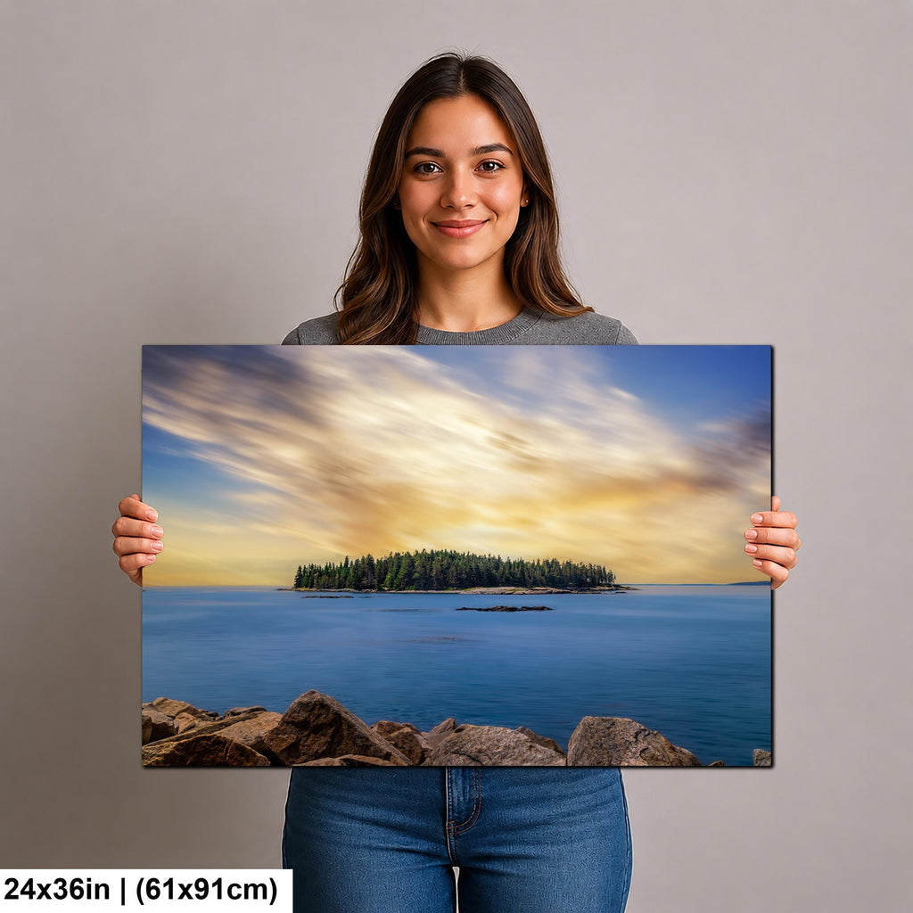 Schoodic Peninsula: Acadia National Park Maine Sunset Photography Wall Art