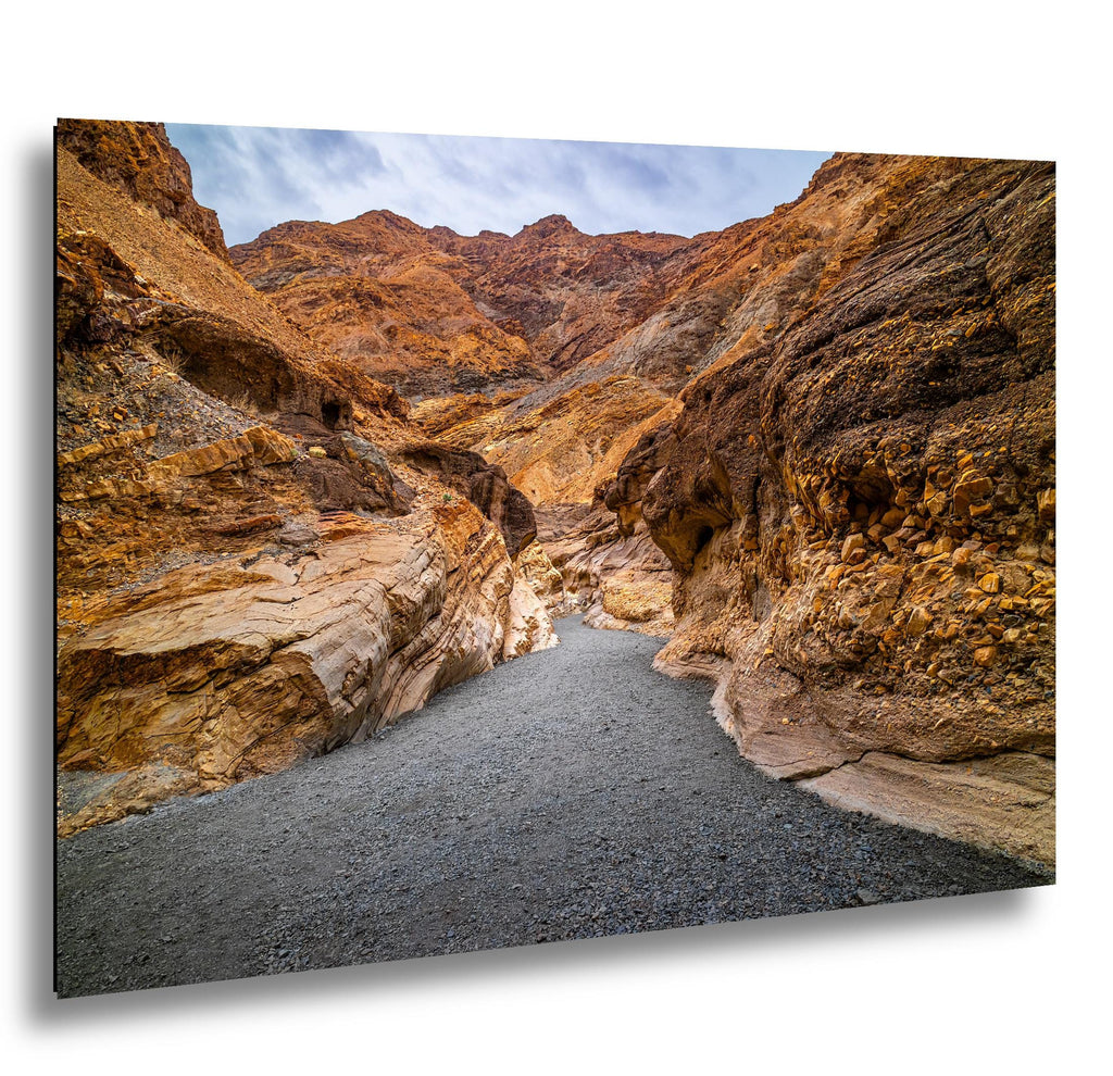 Golden Canyon Trail Death Valley Photography Print, California Desert Landscape Wall Art, Southwest Geology Decor