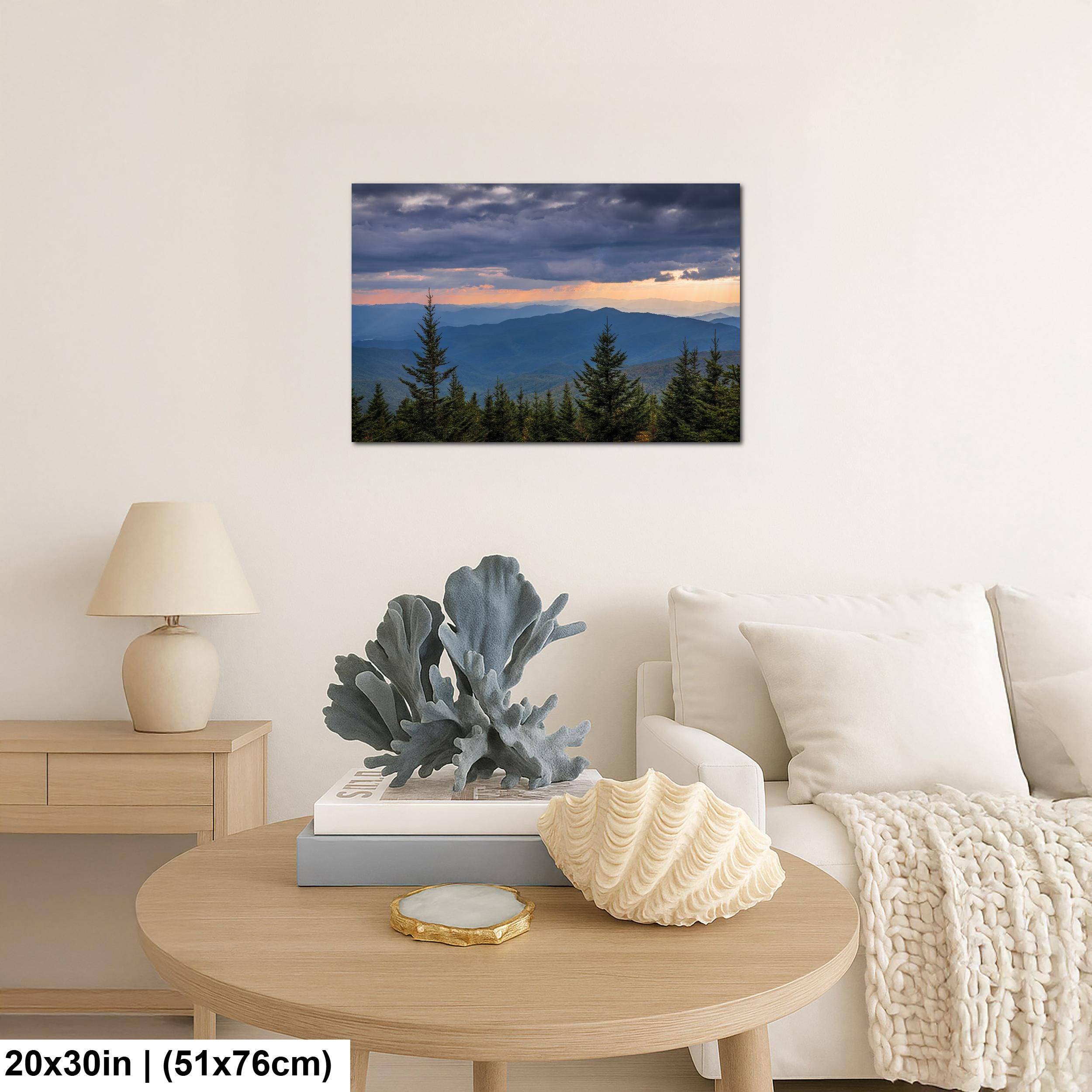 Storm Break: Mountain View Great Smoky Mountains Tennessee Photo Wall Art