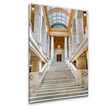 Arkansas State Capitol Marble Staircase, Little Rock Arkansas, Photography Wall Art