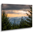 Mountain Glow: Sun Rays Great Smoky Mountains National Park Photo Wall Art