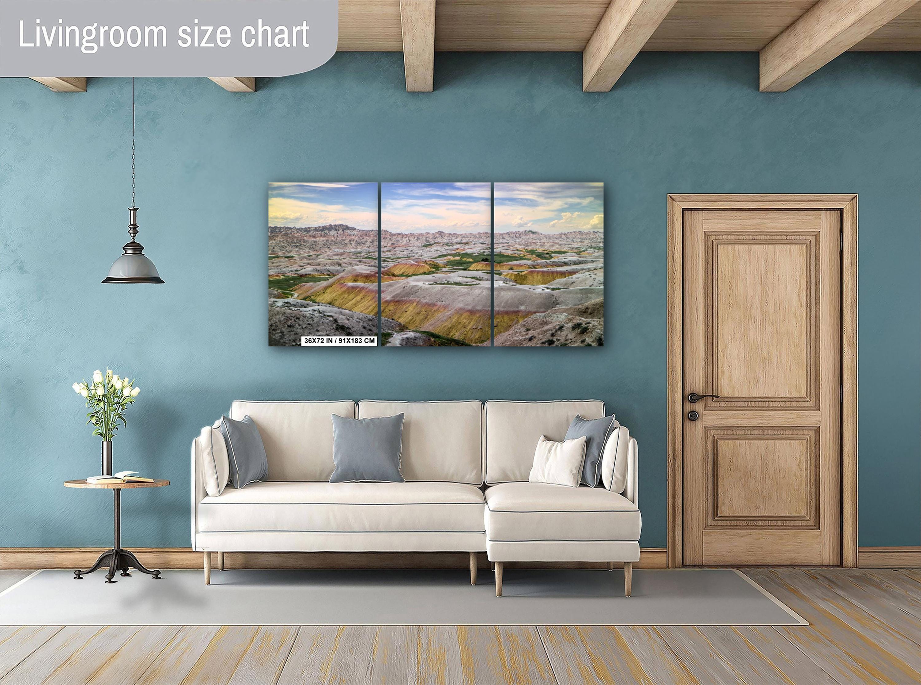 Badlands National Park: Yellow Mounds Overlook Landscape Photography Wall Art