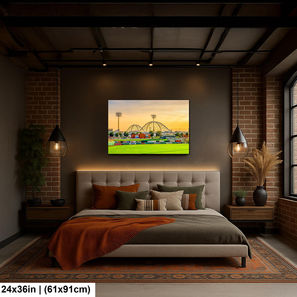 Travelers Baseball Field Panorama Print, North Little Rock Arkansas Wall Art