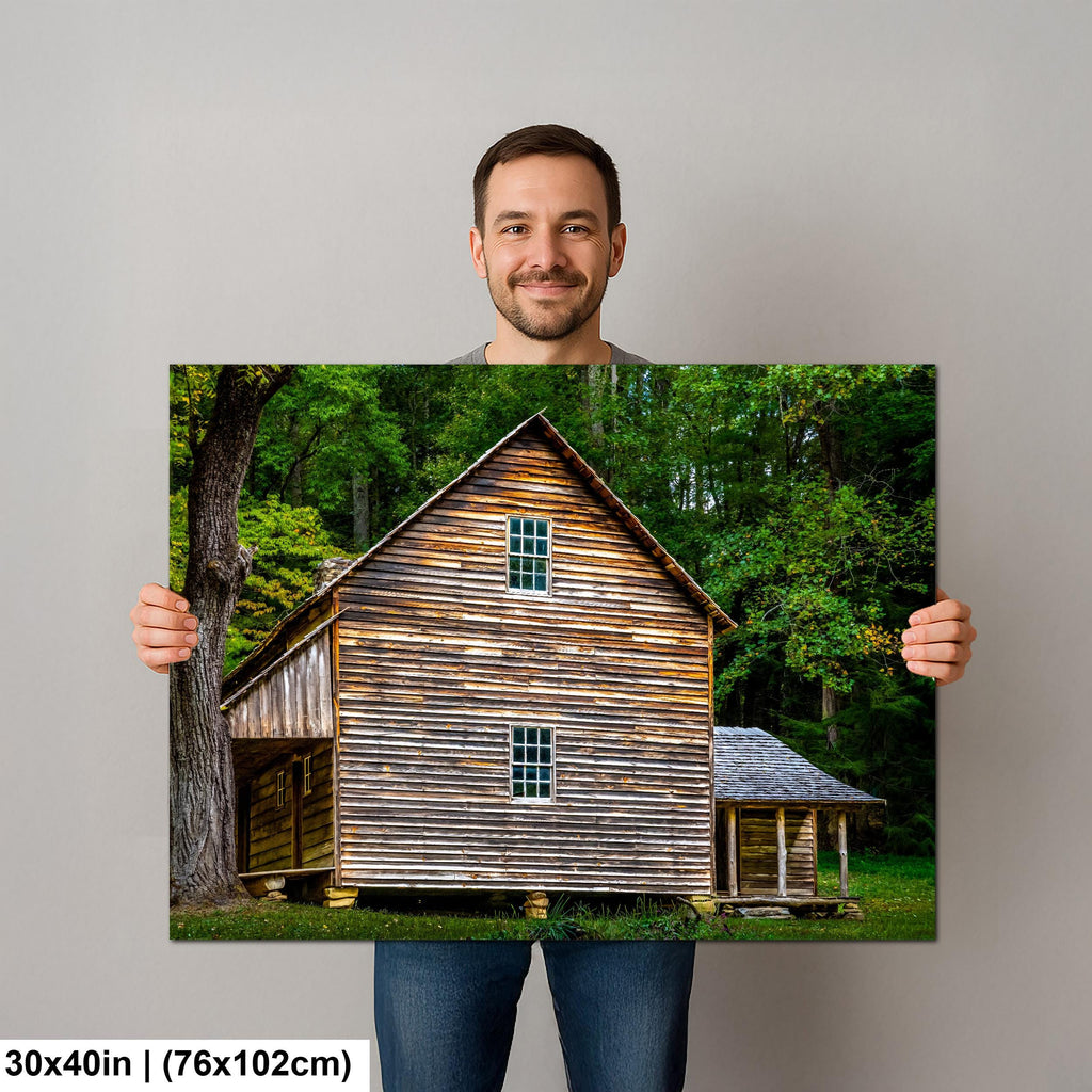 Pioneer Legacy: Historic Cabin Great Smoky Mountains National Park Wall Art