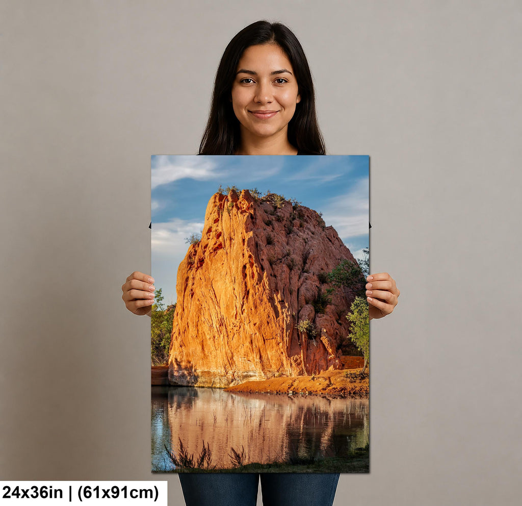 Stone Reflections: Red Rock Canyon Colorado Springs Photography Wall Art