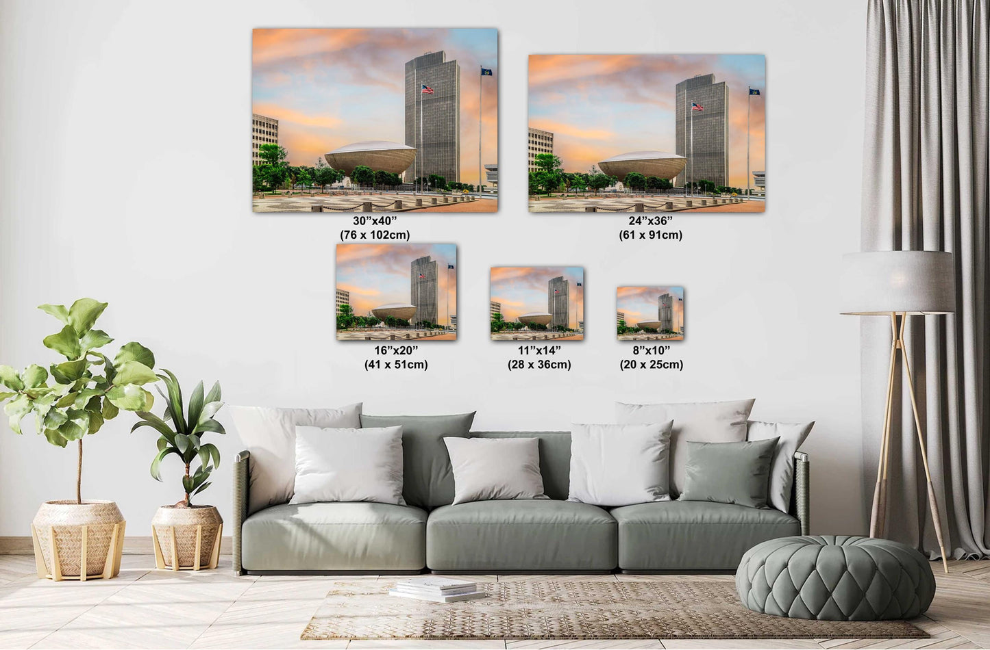 A Curve of Innovation: The Egg at Empire State Plaza Albany, New York Print Wall Art Architecture Photography Aluminum/Acrylic/Metal/Canvas