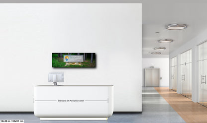 Gulpha Gorge Sign at Hot Springs National Park Arkansas Photography Wall Art Print