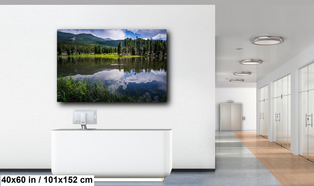 Rocky Mountain National Park Print: Colorado Lake Reflection Photography