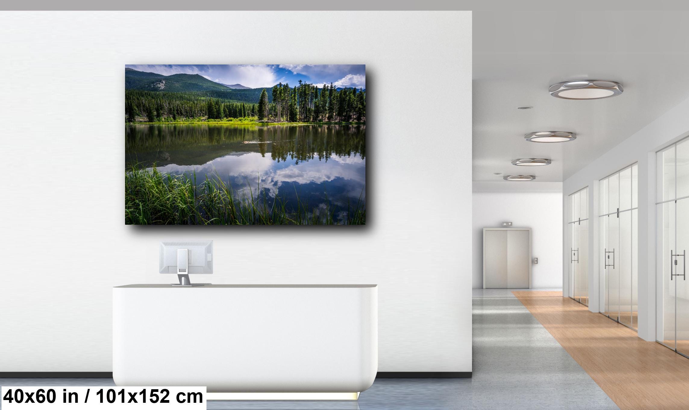 Rocky Mountain National Park Print: Colorado Lake Reflection Photography