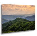 Layered Blue Majesty: Great Smoky Mountains Tennessee Photography Wall Art