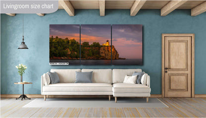 Split Rock Lighthouse Print - Minnesota North Shore Coastal Landscape Wall Art