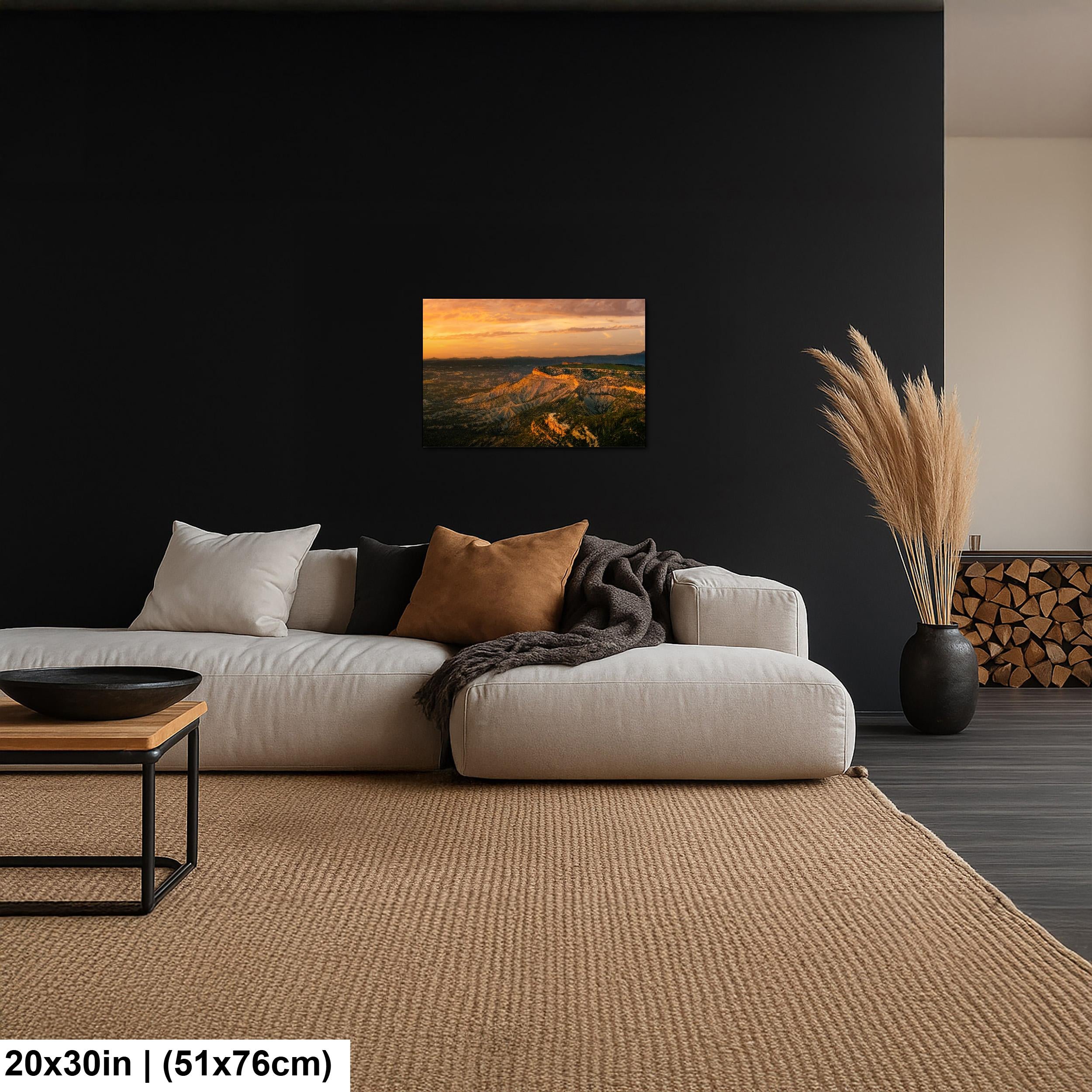 Sunset Over Mesa Verde National Park Photography Print, Cortez Colorado Landscape Wall Art, Southwest Decor