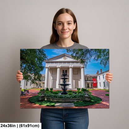 Old State House Museum Courtyard Fountain - Little Rock Arkansas September Photography Print