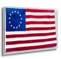 Betsy Ross American Flag, Thirteen Star U.S. Flag, Historic Patriotic Photography Print Wall Art