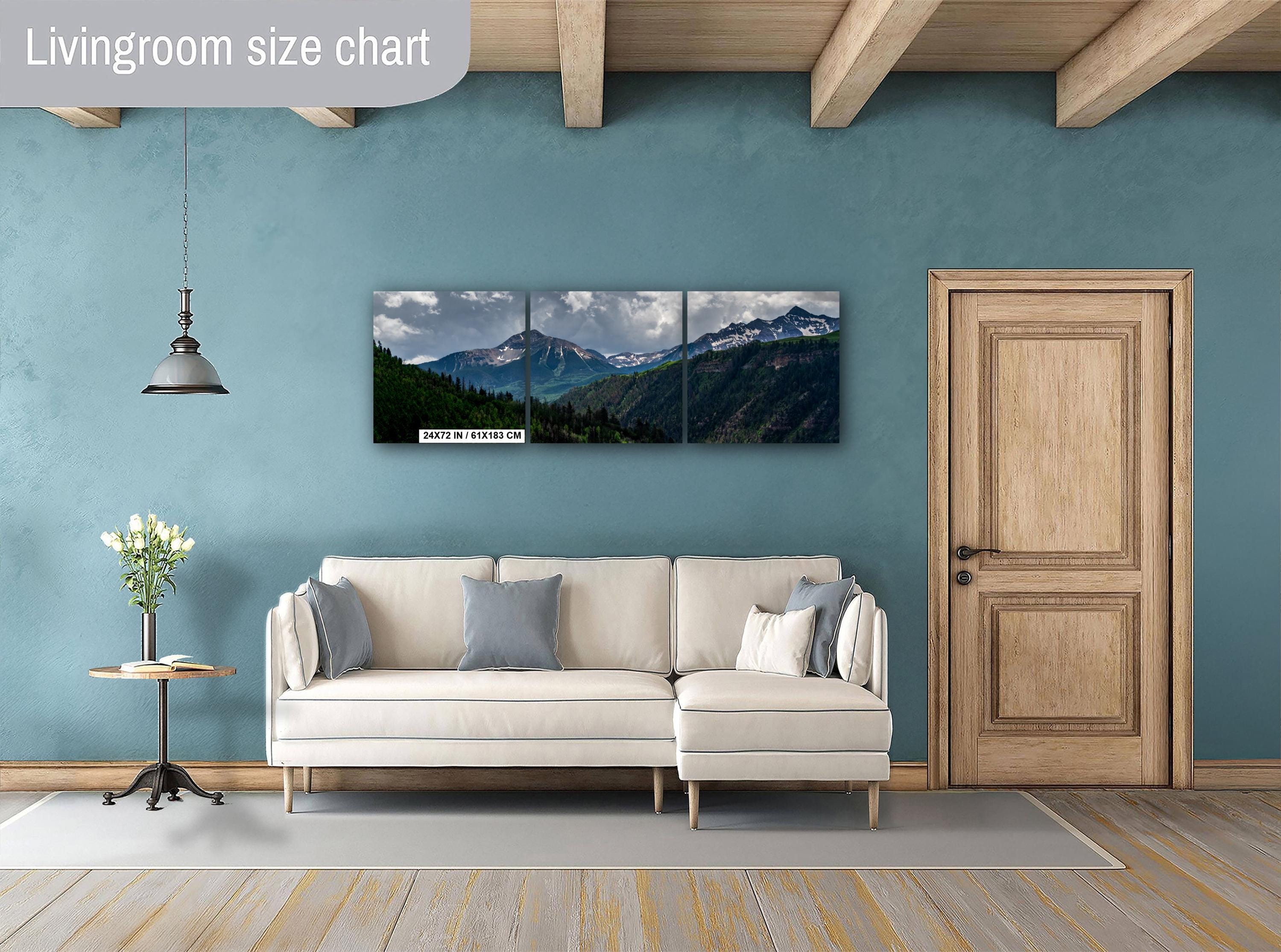 Telluride Colorado Print, San Juan Mountains Panorama, Stormy Landscape