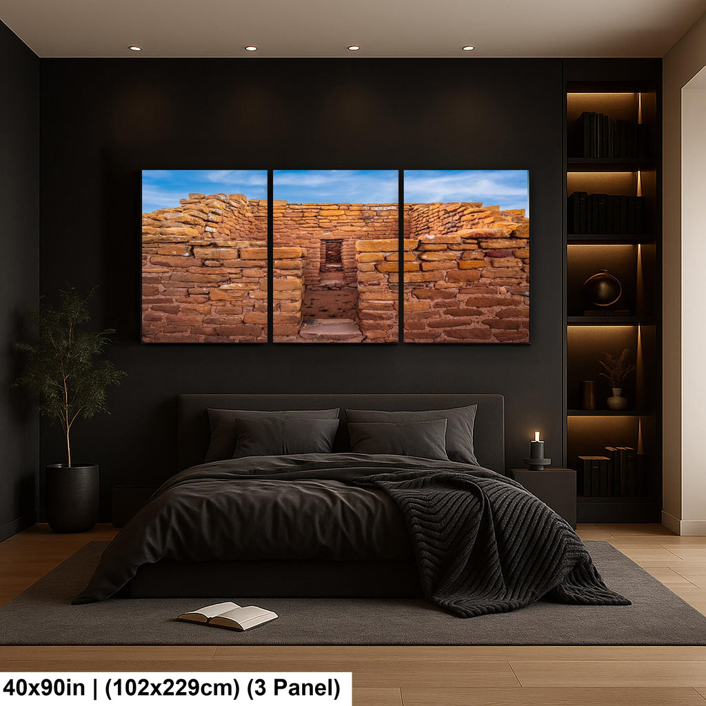 Ancient Pueblo Ruins at Mesa Verde National Park Colorado Photography Print, Southwest Wall Art, Ancestral Home Decor