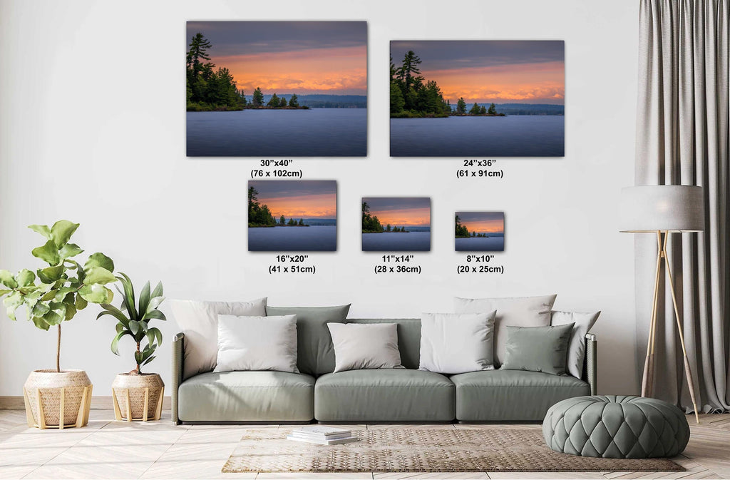 Voyageurs National Park Sunset Print: Lake Ontario Fine Art Photography