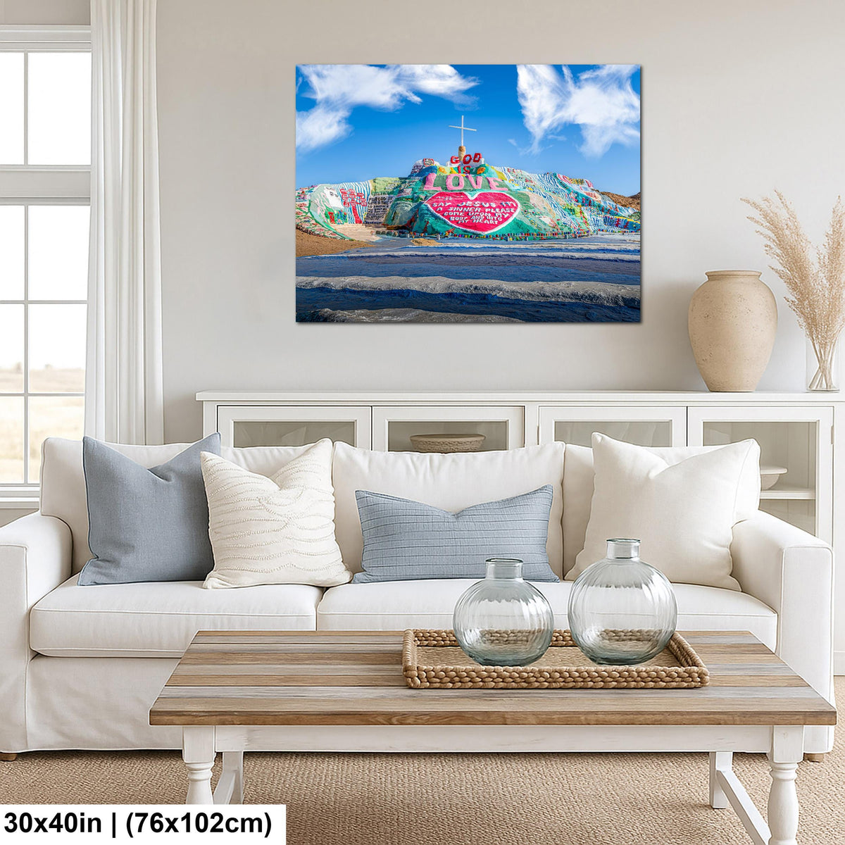 Salvation Mountain: Slab City California Colorful Folk Art Photo Wall Art