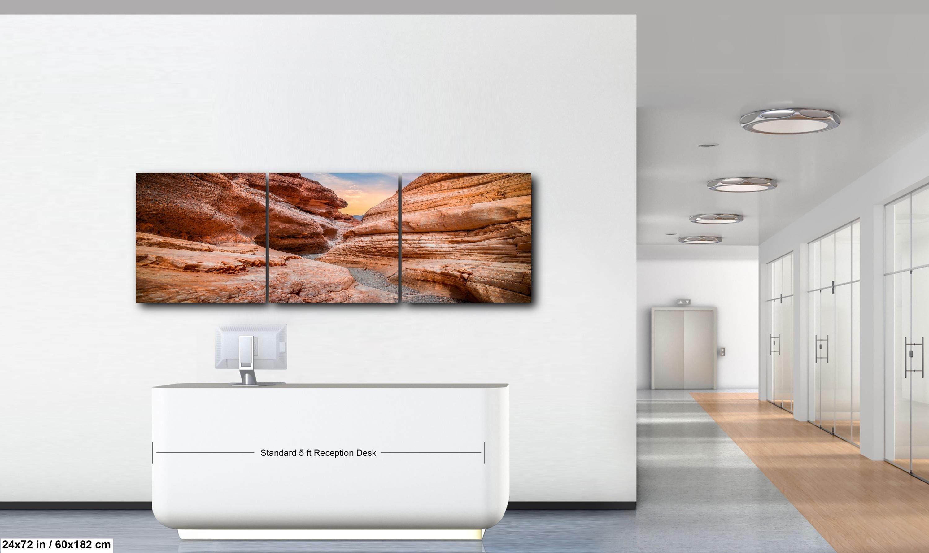 Golden Canyon Trail Death Valley Photography Print, California Desert Landscape Wall Art, Southwest Geology Decor