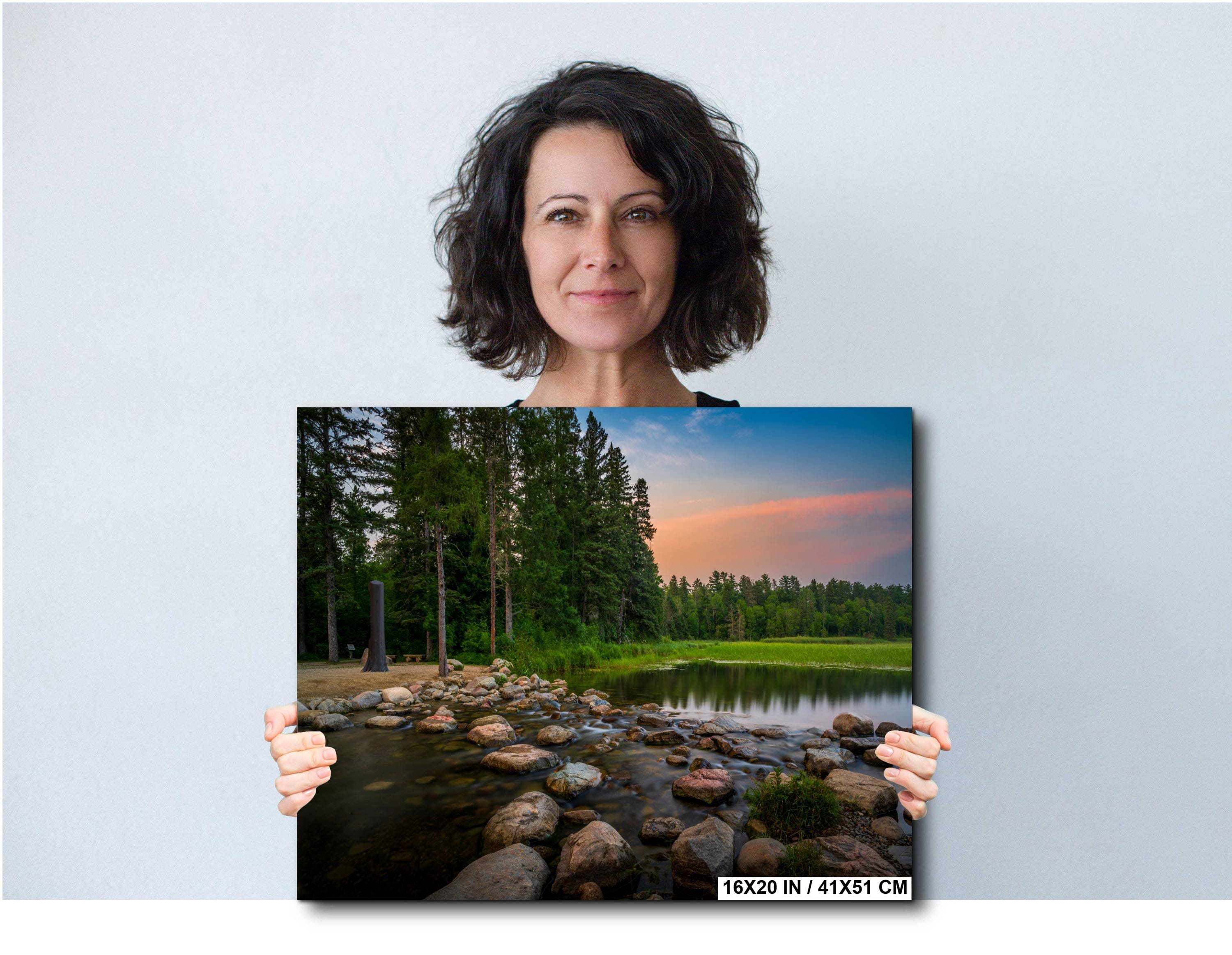 Itasca State Park Sunset: Minnesota Lake Photography Wall Art