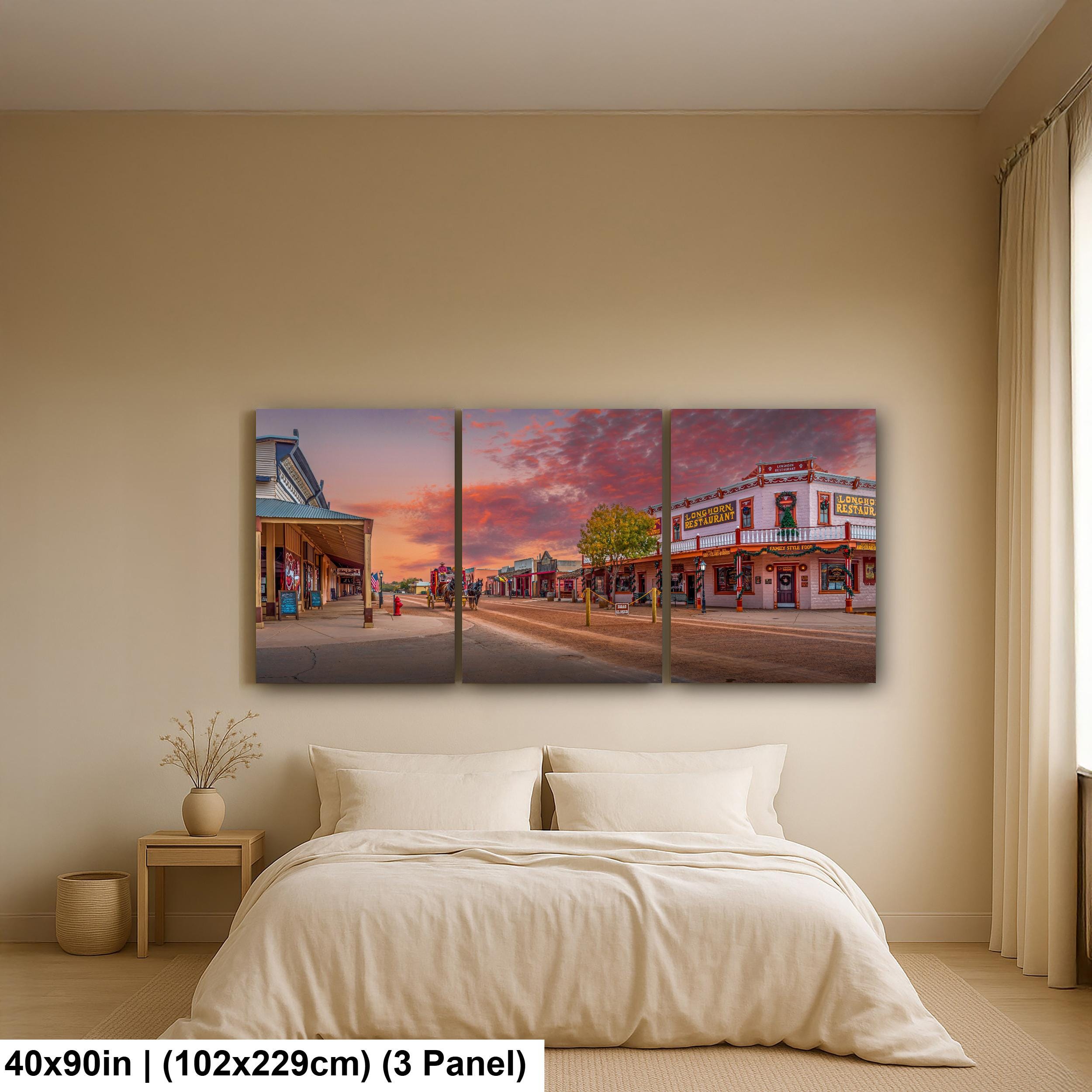 Tombstone Arizona Allen Street Sunset Historic Old West Wall Art Photography