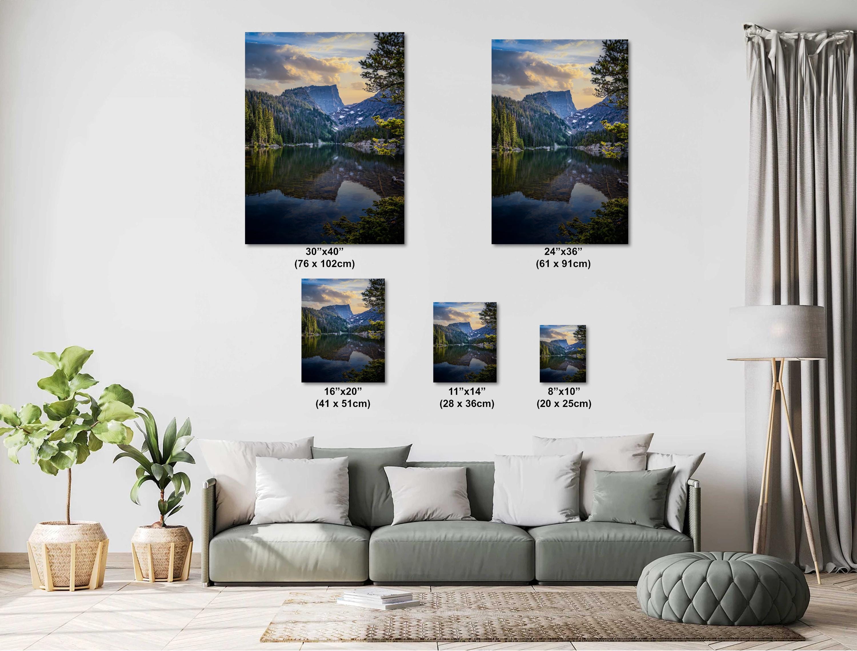 Dream Lake Sunrise Print: Rocky Mountain National Park Photography
