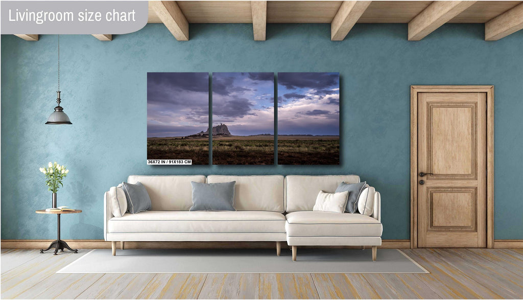 Shiprock New Mexico: Monadnock Desert Landscape Photography Wall Art