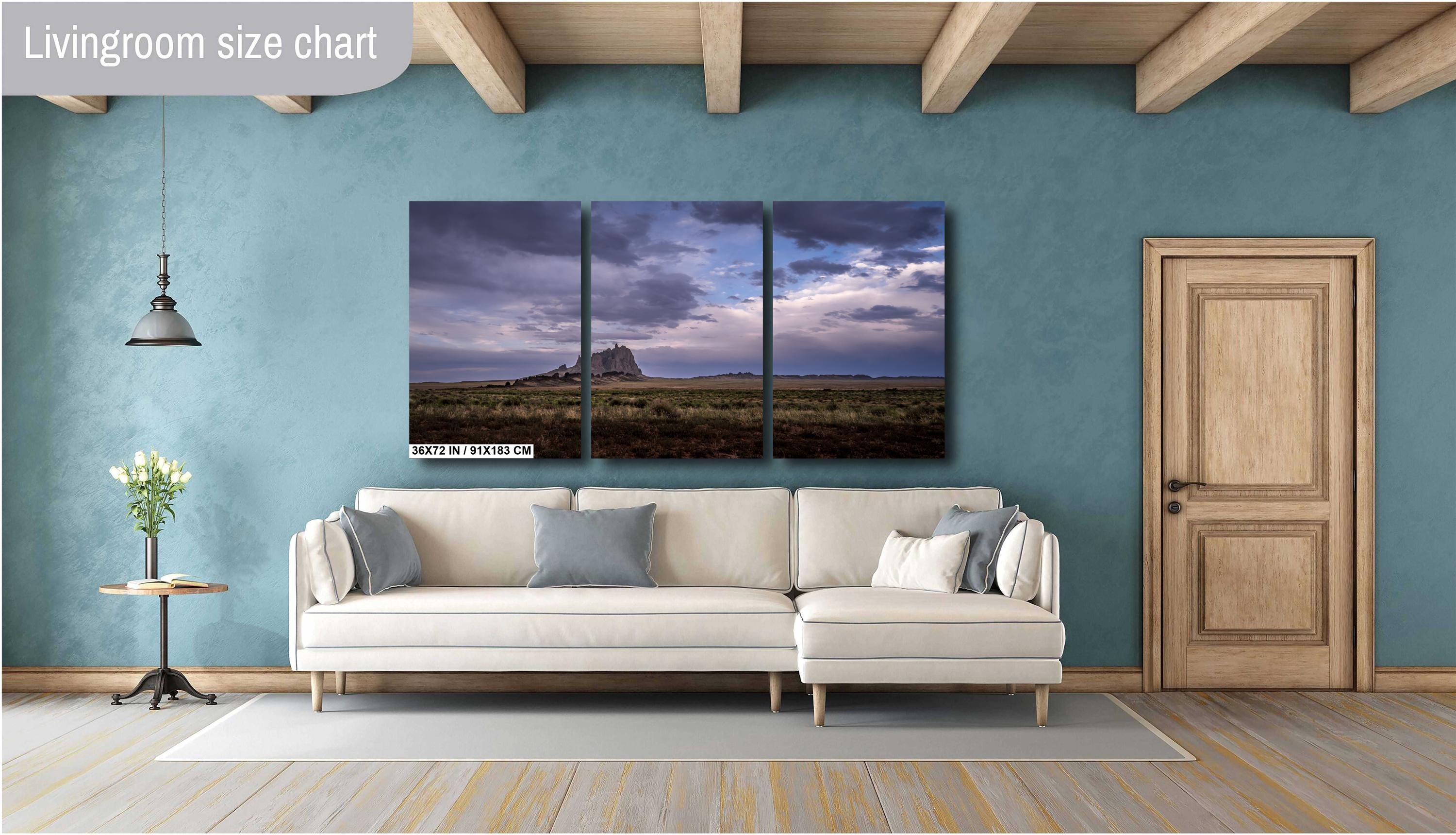 Shiprock New Mexico: Monadnock Desert Landscape Photography Wall Art